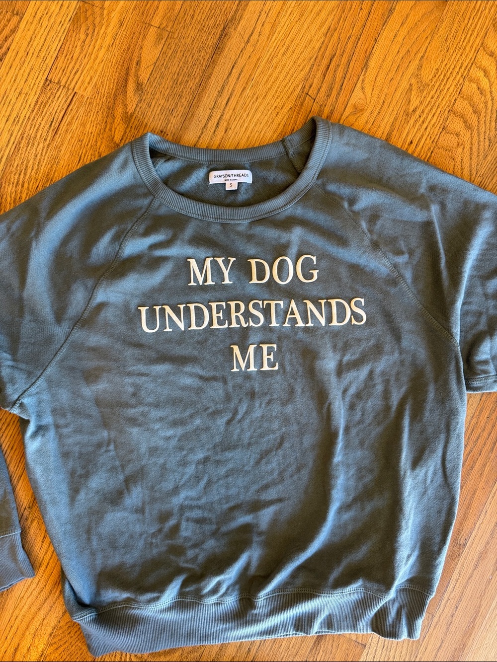 Grayson Threads Slate Blue Crewneck Sweatshirt - Picture 3 of 8